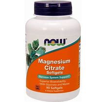 Magnesium Citrate 90 Softgels By Now Foods