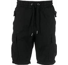 Cargo-Style Shorts - Men - Cotton - M - Black