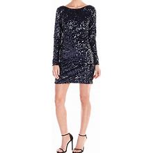 Jessica Simpson Dresses | Jessica Simpson Long-Sleeve Sequin Dress. | Color: Black | Size: 2