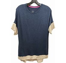 Isaac Mizrahi Essentials Blue Shirt Dress Size Xs