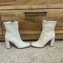 A New Day Shoes | White Boots | Color: White | Size: 7.5