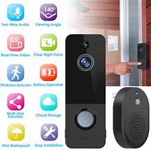 Wireless Doorbell Camera, Imountek Smart Video Doorbell Camera With Two Way Audio Night Vision 720P Motion Detection