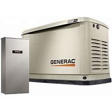 Generac Guardian 24Kw Whole Home Standby Generator With 200A Transfer Switch, Wi-Fi Enabled