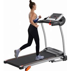 Merax Foldable Electric Treadmill 2.5HP Motorized Running Machine With 12 Perset Programs 300LBS Weight Capacity Walking Jogging Treadmill For
