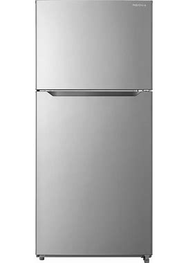 Insignia - 20.5 Cu. Ft. Top-Freezer Refrigerator With ENERGY STAR Certification - Stainless Steel