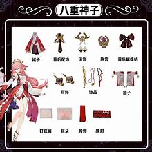 Genshinimpact Yae Miko Cosplay Costume Role Play Comic Con Dress Party
