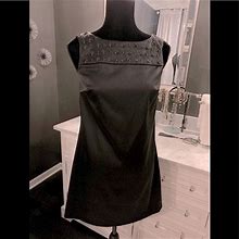 Roulette Dresses | Nwot Roulette Sleeveless Black Shift Dress. (N) | Color: Black | Size: 4