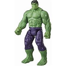 Avengers Marvel Titan Hero Series Blast Gear Deluxe Hulk Action Figure 12Inch Toy Inspired By Marvel Comics For Kids Ages 4 And Up Green