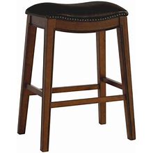 Picket House Furnishings Bowen 30" Backless Bar Stool In Brown