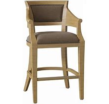 Fairfield Chair Gilroy 30.5" Bar Stool Wood/Upholstered In Brown | 43.5 H X 24 W X 24 D In | Wayfair C6dca4cec50083dc10fd99f6364bb255