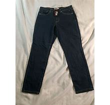 NEW NWT Tommy Hilfiger Tribeca Skinny Ankle Blue DARK WASH Jeans Sz 8 MSRP$79