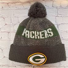 New Era Green Bay Packers Grey Winter Hat - One Size Fits Most - Men | Color: Grey