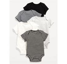 Old Navy Unisex Short-Sleeve Bodysuit 5-Pack For Baby