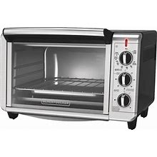 Black & Decker 6-Slice Toaster Oven - Silver