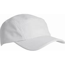 Big Accessories BA603 Pearl Performance Cap In White | Polyester