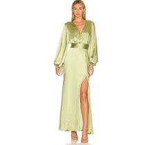 ELLIATT Kai Maxi Dress In Green - Size XS