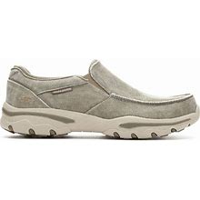 Men's Skechers Moseco 65355 Casual Loafers In Taupe Size 10.5