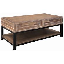 Williston Forge Demarcus Coffee Table Wood In Brown | 17.8 H X 44.5 W X 22.8 D In | Wayfair 80B0986d968c7b38a16d5381d62e48d4