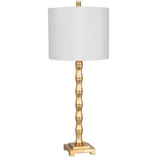 Large Bamboo Table Lamp (Includes LED Light Bulb) Brass - Threshold