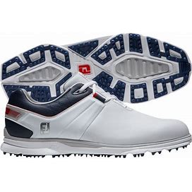 Footjoy Men's Pro SL Golf Shoes - Style White/Navy Medium 11.5, Size: 11.5 Medium US