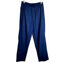 Blair Pants Women's 18 Blue Elastic Waist High Rise Front Pockets