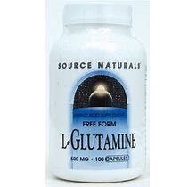 Source Naturals Free Form L-Glutamine 500 Mg - 100 Capsules