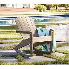 Kids Rocking Adirondack Chair, Simply White, UPS Delivery