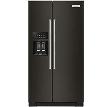 Kitchenaid KRSF705HBS 24.8 Cu. Ft. Side By Side Refrigerator In Black Stainless Steel - Black Stainless Steel - Refrigerators & Freezers -