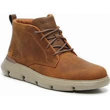 Skechers Fontaine Boot | Men's | Dark Brown | Size 9 | Boots | Lace-Up