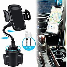 Bokilino Car Cup Holder Phone Mount, Universal Adjustable Gooseneck Cup Holder Cradle Car Mount For Cell Phone iPhone 11 Pro/11 Pro Max/11/X/Xs/Xs Max/8/8Plus,Samsung,Huawei,LG, Sony, Nokia (Black)