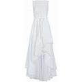 Talbot Runhof Women's Pril Flower Organdy Fit & Flare Cocktail Dress - White - Size 8