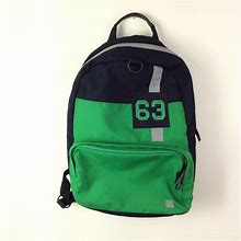 Lands' End Accessories | Lands End Backpack School Bag | Color: Blue/Green | Size: Osb