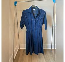 Petites By Wili Dresses | Medium Petites By Wili Denim Dress | Color: Blue | Size: M