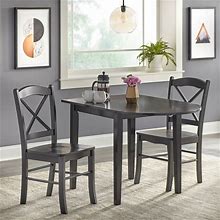Simple Living Country Cottage Drop Leaf 3-Piece Dining Set