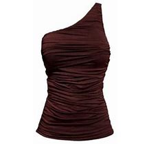 AS By DF Women's Blaire Top - Mahogany - Size Medium