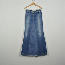 Gap Denim Y2K Maxi Long Skirt