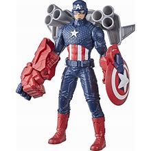 Hasbro Marvel Captain America Toy 9.5-Inch Action Super Heroes Figure And Gear