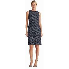 Lauren Ralph Lauren Dresses | Lauren Ralph Lauren Dress Blue Metallic Floral Tulle Women Sz 16 New Nwt 551 | Color: Blue | Size: 16