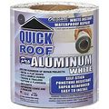 Quick Roof Roof Repair Tape: 6 in W, 25 ft L, 45 Mil Thick, White, For Metal, Aluminum Model: WQR625