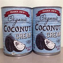 Trader Joe's Organic Coconut Cream (2 Pack)