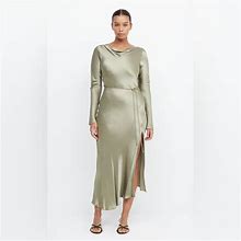 Bec & Bridge Dresses | Bec + Bridge, Bec & Bridge Moon Dance Long Sleeve Maxi Dress In Sage | Color: Green | Size: 4