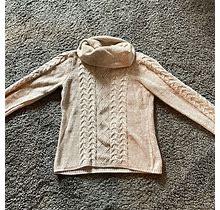 Style & Co. Sweaters | Cream Colored Funnel Sweater | Color: Cream/White | Size: L