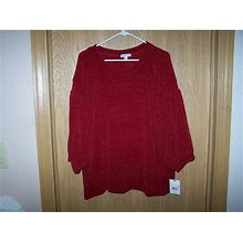 Ophelia Roe Balloon 3/4 Sleeve Sweater SALSA Size 2XL NEW WITH TAG