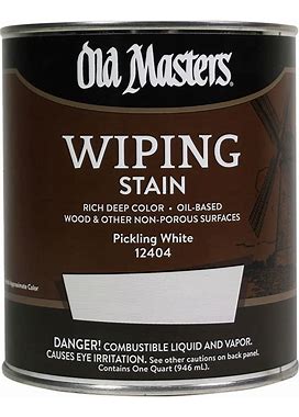 Old Masters 12404 1 Qt Pickling White Oil-Based Wiping Stain