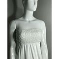 Hard Tail Forever Womens Size Small White Lace Strapless Long Dress