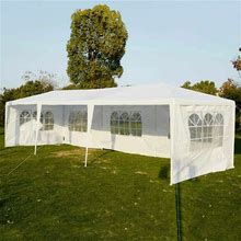 Costway 10'X30'outdoor Canopy Party Wedding Tent Heavy Duty Gazebo Pavilion
