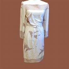 Imi Dresses | Cream And Brown Dress | Color: Brown/Cream | Size: 10P