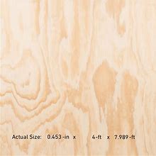 Lowe's 15/32-In X 4-Ft X 8-Ft Radiata Pine Sanded Plywood Subfloor | 845967
