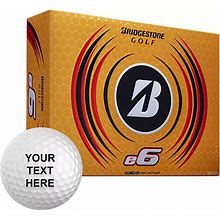 Bridgestone 2023 E6 Soft Personalized Golf Balls