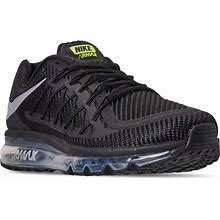 Nike Men's Air Max 2015 Running Shoes In Black/Black Size 8.5